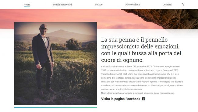 Sito web di Andrea Porcelloni